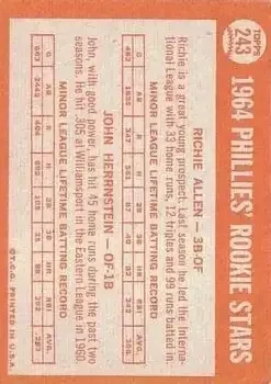 Back of Richie Allen & John Herrnstein