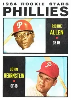 1964 Topps #243 Richie Allen & John Herrnstein