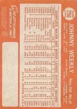 Back of Johnny Weekly