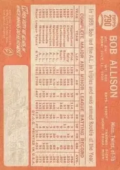 Back of Bob Allison