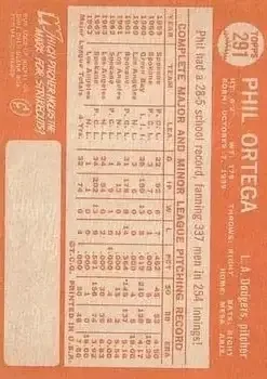 Back of Phil Ortega