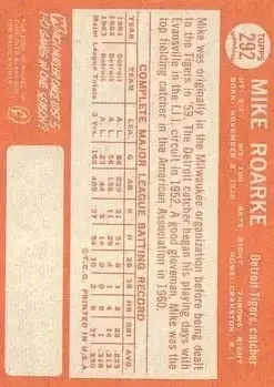 Back of Mike Roarke