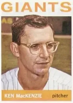 1964 Topps #297 Ken MacKenzie