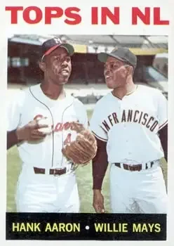 Front of Hank Aaron & Willie Mays