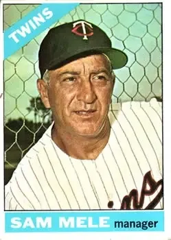 1966 Topps #3 Sam Mele