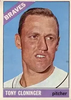1966 Topps #10 Tony Cloninger