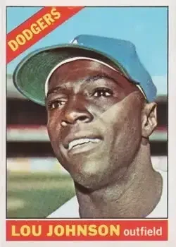 1966 Topps #13 Lou Johnson
