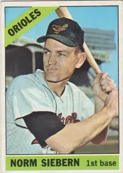 1966 Topps #14 Norm Siebern