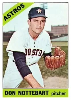 1966 Topps #21 Don Nottebart