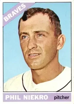 1966 Topps #28 Phil Niekro