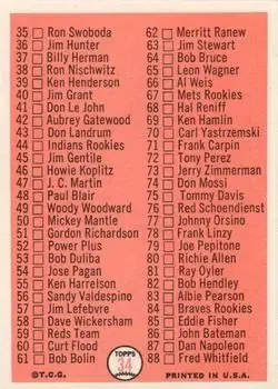 Back of Card #34