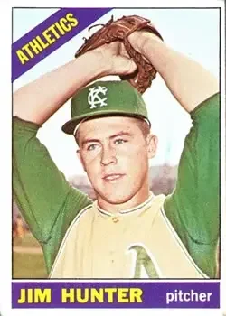 1966 Topps #36 Jim Hunter