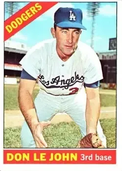 1966 Topps #41 Don Le John