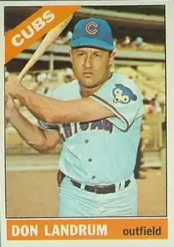 1966 Topps #43b Don Landrum