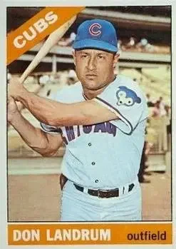 1966 Topps #43c Don Landrum