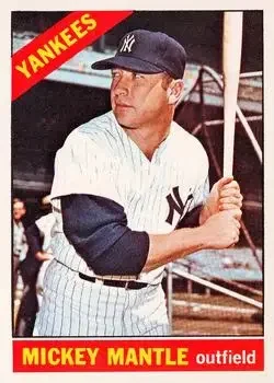 1966 Topps #50 Mickey Mantle