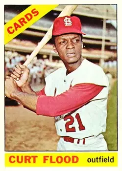 Front of Curt Flood