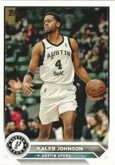 2023-24 Topps G-League #2 - Kaleb Johnson - Austin Spurs