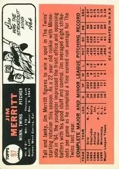 Back of Jim Merritt