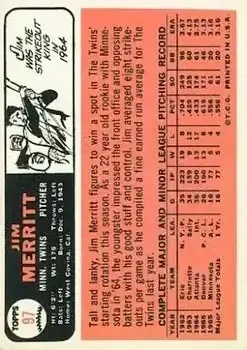 Back of Jim Merritt