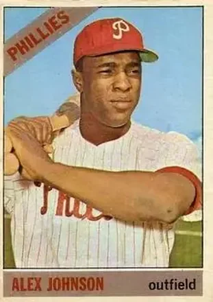 1966 Topps #104b Alex Johnson