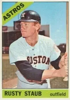 1966 Topps #106 Rusty Staub