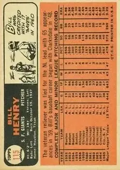 Back of Bill Henry
