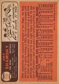 Back of Art Shamsky