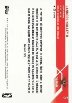 Back of Landers Nolley II