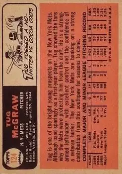 Back of Tug McGraw