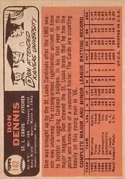 Back of Don Dennis