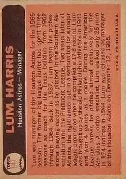 Back of Lum Harris