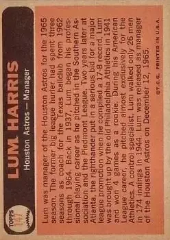 Back of Lum Harris