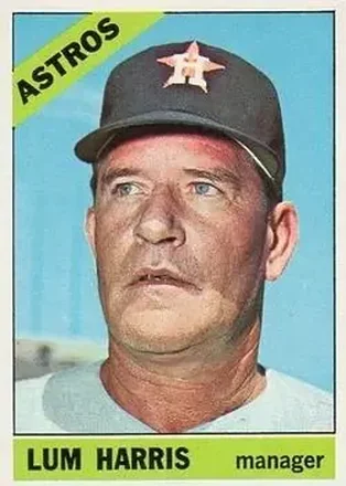 1966 Topps #147 Lum Harris