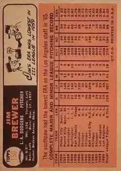 Back of Jim Brewer
