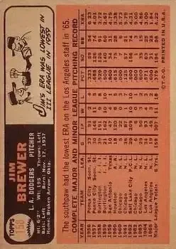 Back of Jim Brewer