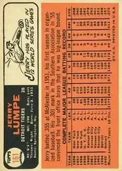 Back of Jerry Lumpe