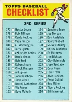 Front of Checklist: 177 264