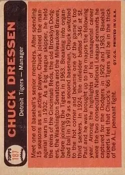 Back of Chuck Dressen