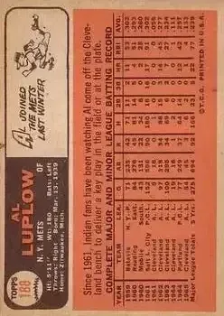 Back of Al Luplow