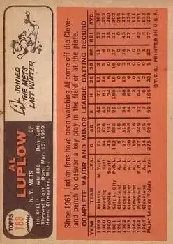 Back of Al Luplow