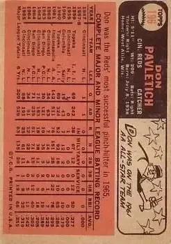 Back of Don Pavletich