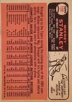 Back of Mickey Stanley