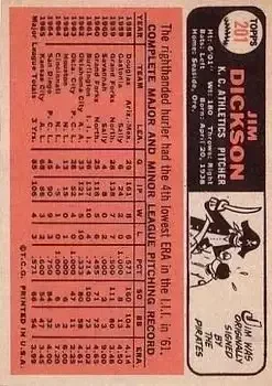 Back of Jim Dickson