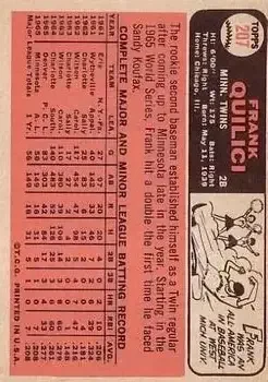 Back of Frank Quilici