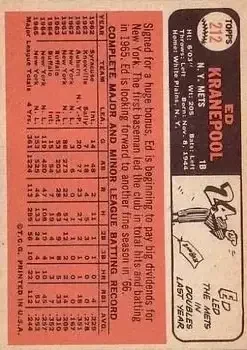 Back of Ed Kranepool