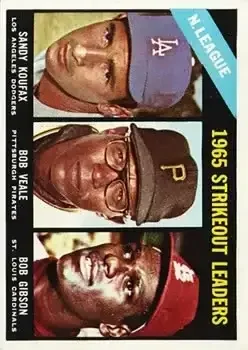 Front of Bob Gibson & Sandy" Koufax & Bob Veale