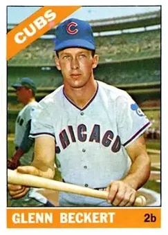 1966 Topps #232 - Glenn Beckert - Chicago Cubs