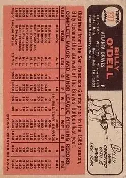 Back of Billy O'Dell