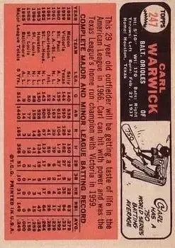 Back of Carl Warwick
